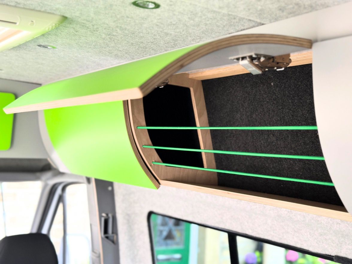 LWB - 5 berth Mercedes-Benz campervan with garage and canopy